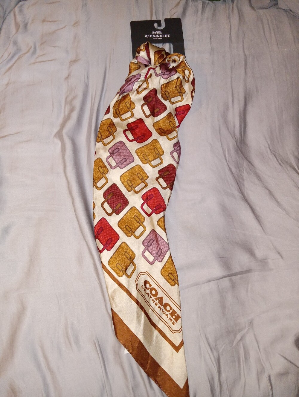 Coach Leatherware Silk Scarf